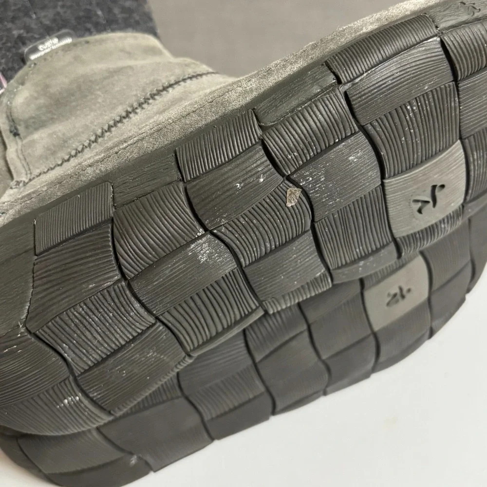 Cushe Boots 6 Gray Suede Tall Quilted Waterproof Winter Snow Comfort Outdoors‎